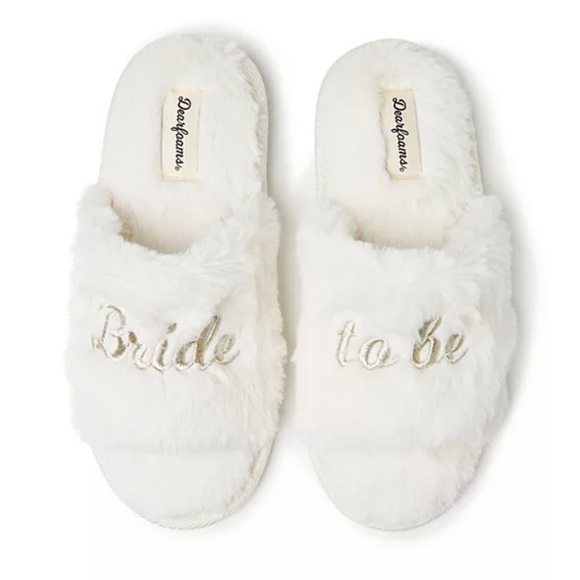 dearfoams novelty bridal slide